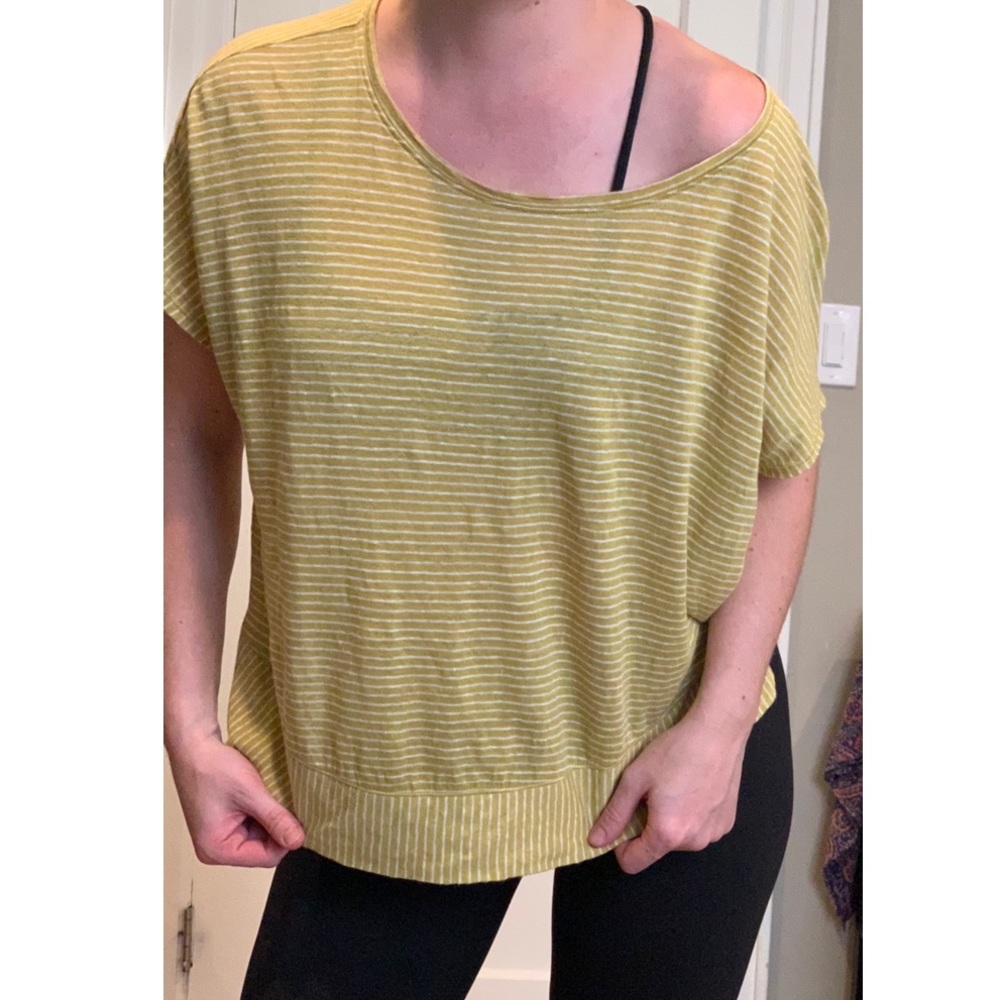 Eileen Fisher Loose Green Top